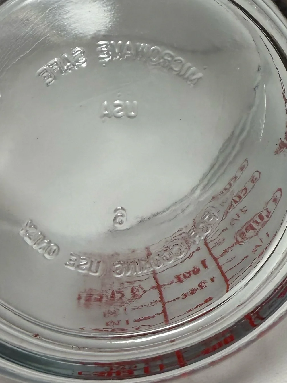 4 cup MEASURING CUP Clear Glass 32oz quart liter mL bowl Anchor Hocking 55178OL9